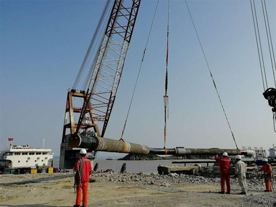 斜立管整體起吊斜