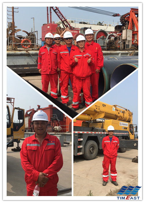 曹妃甸工業區入海排汙口工程施工項目舉行（háng）開工典禮