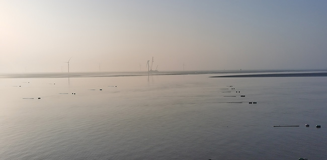國華竹根沙H1＃海上風電場項目現場勘（kān）察