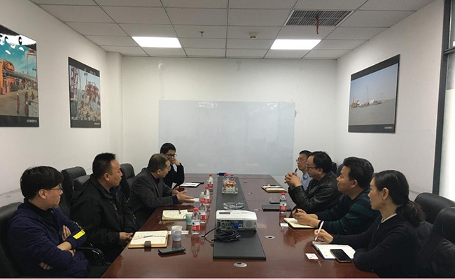 我司與（yǔ）天（tiān）津大（dà）港油田集團工程建設有限責任公司洽談合作