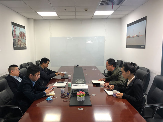 我司與亨通海工洽談進一步合作