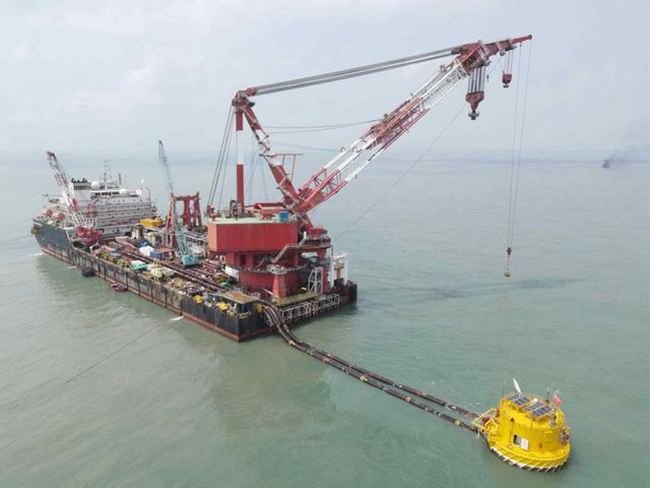 中企承（chéng）建孟加拉國首條海洋管道（dào）工程創兩項世界紀錄