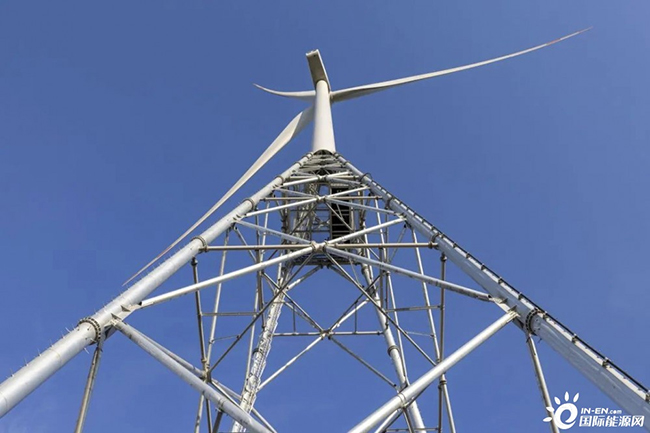 170米！全球（qiú）最高、全國首個預應力桁架結構分散（sàn）式風電場全部並網