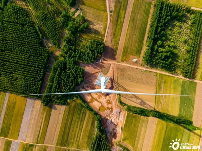 170米！全球最高、全國首個（gè）預應力桁架結構分散式風電場全部並網