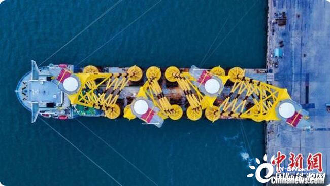 全球最深吸力筒式海上風(fēng)電項目34套導管架(jià)交付 全(quán)球最深吸力筒式(shì)海上風電項目(mù)34套導管架交付