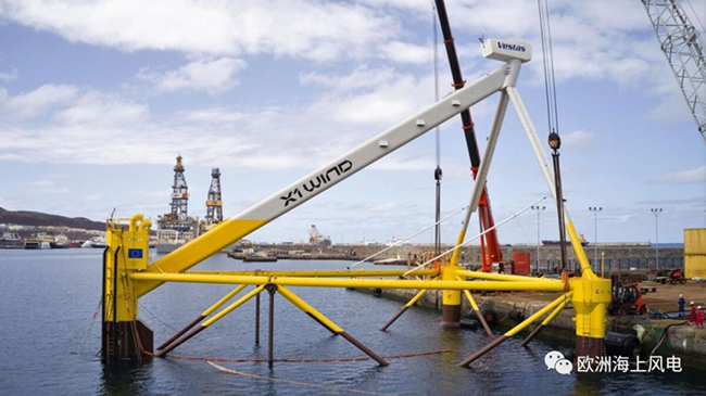 曆（lì）時4年，全球首款無塔筒（tǒng）浮式風機終於出海！