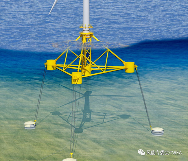 圖說丨（shù）全球首個張力腿漂（piāo）浮式海上（shàng）風電基礎下水