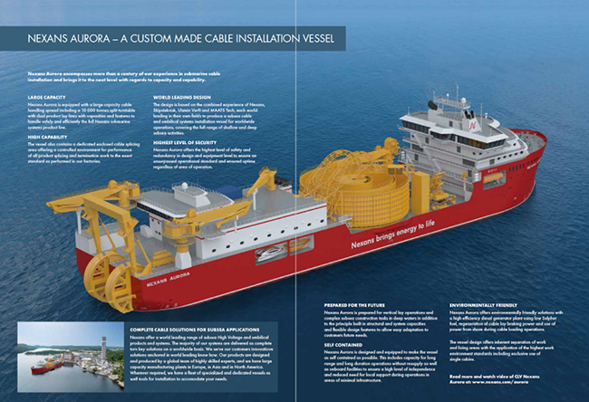 第三代鋪(pù)纜船要來了!可同時鋪設(shè)四條電纜 第三代鋪纜船要來了!可(kě)同時鋪設四條電纜(lǎn)