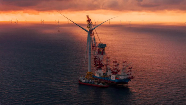 百萬千瓦級海（hǎi）上風電項目，首台14MW風（fēng）機吊（diào）裝！