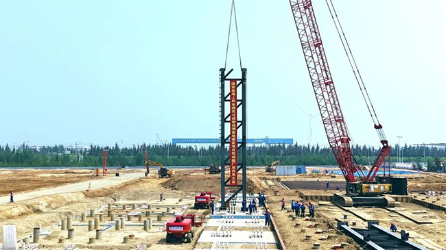 全國首個海上風電試驗基地“進度條”刷新(xīn) 全國首個海上風電試驗基地“進度(dù)條”刷新