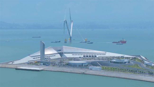 大國重器!全球最大漂浮式風電(diàn)平台啟航出海 大國(guó)重器!全球最(zuì)大漂浮式風電平台啟航出海