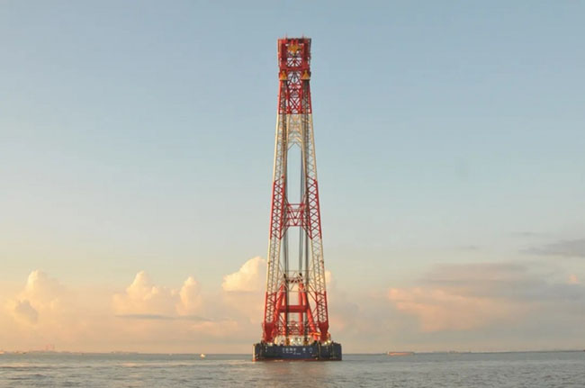 中交三航投建!5000噸海上風電(diàn)船試航成功 中交三航投建!5000噸海上風電船試航成功