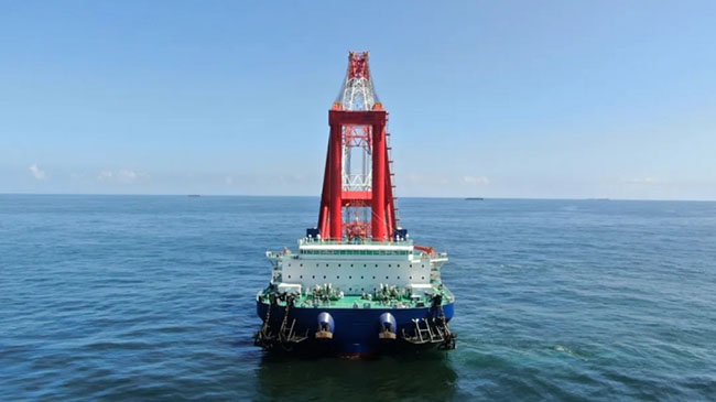 中交三航投建!5000噸海上風電船試航成(chéng)功 中交三航投建!5000噸海(hǎi)上風電船試航成功