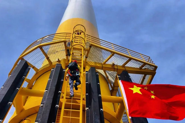 我國首個中外合資海上(shàng)風電項目發電量(liàng)突破60億度 我國首個中外合資海上風電項目(mù)發電量突破60億(yì)度