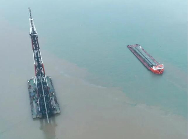 中船（chuán）科技象山大型海上風電裝備產業園（yuán）配套碼（mǎ）頭建成