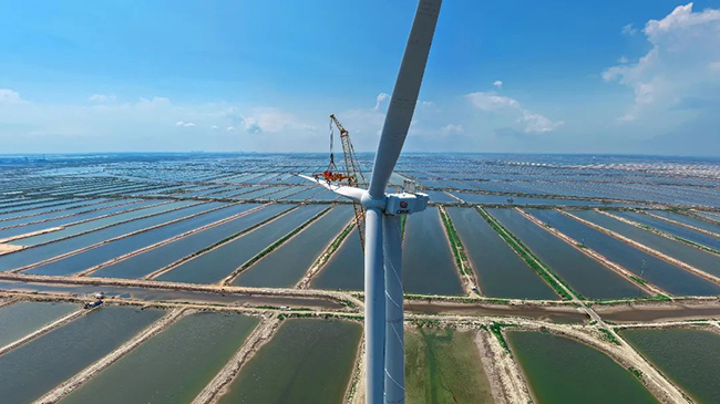 高鐵可(kě)靠性基因賦能,中車株洲所12MW海上雙饋風電機組成(chéng)功吊裝 高鐵可靠性基因賦(fù)能,中車株洲所12MW海上雙饋風(fēng)電機組成功吊裝(zhuāng)
