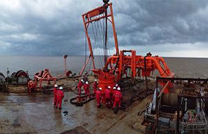 祝（zhù）賀月東油田海底電纜裸露治理項目中標並順利開工