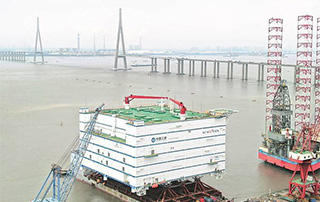 亚洲首座海上换流站在南（nán）通出江（jiāng）入海