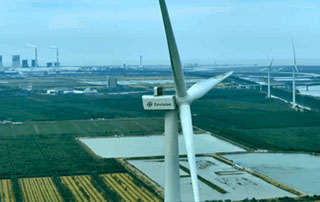 全球最大功率海（hǎi）上（shàng）風機（jī）成功並網