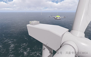 欧洲海上风电场测试AI货运无（wú）人机