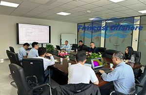 中交第三航務工程局蒞臨我司洽談國際項目合作