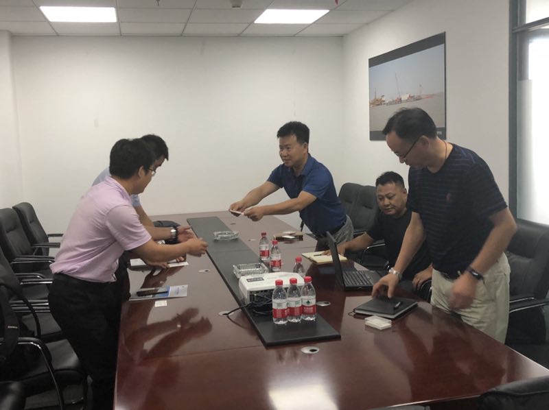 山東電工電氣集（jí）團有限公司於我司（sī）進行合作會談